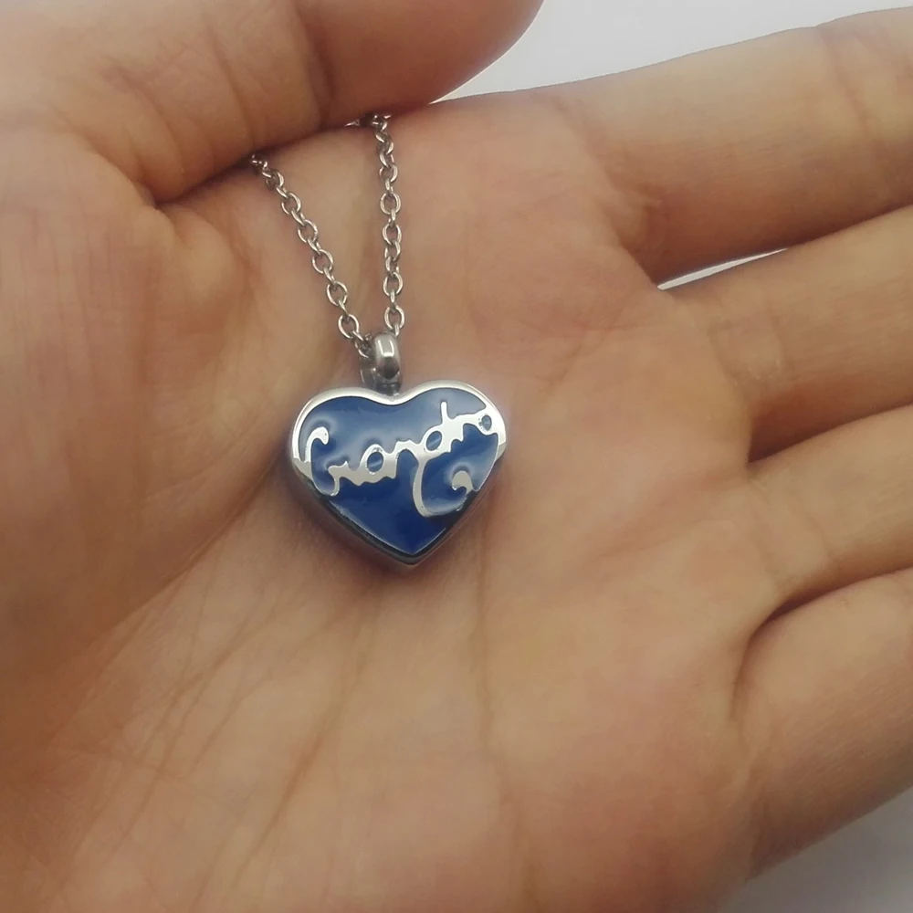 Memorial Jewelry Heart Stainless Steel Cremation Urn P879 | Украшения и аксессуары