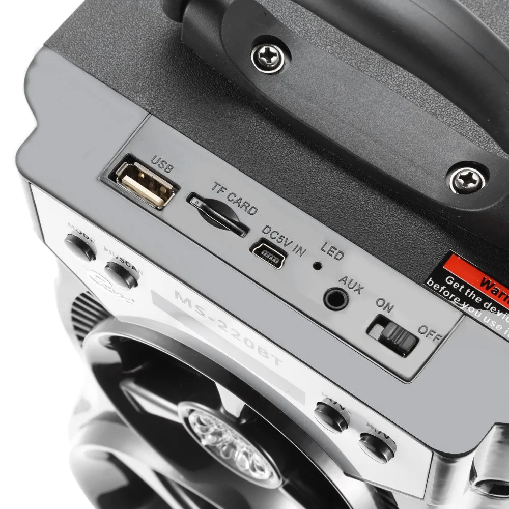Mesuvida MS-220BT портативный беспроводной светодиодный Светодиодный динамик Bluetooth