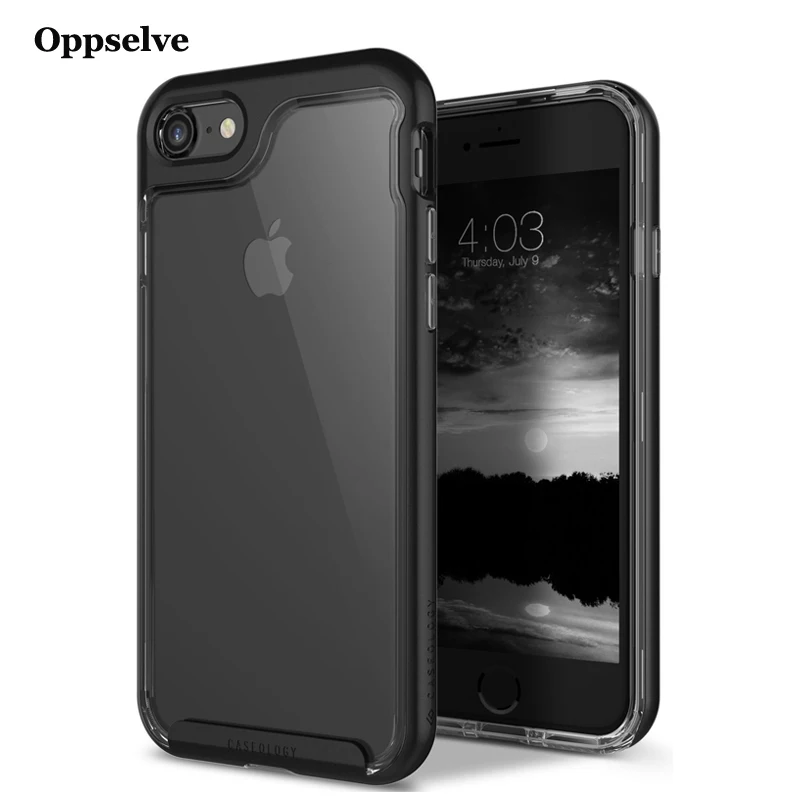 Роскошный чехол Oppselve для iPhone 8 7 6 s Ультратонкий из поликарбоната и ТПУ