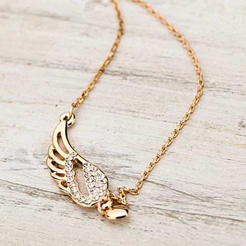 Женское ожерелье с подвеской в виде крыльев Ангела модное сердца|chain necklace|fashion necklacenecklace fashion |