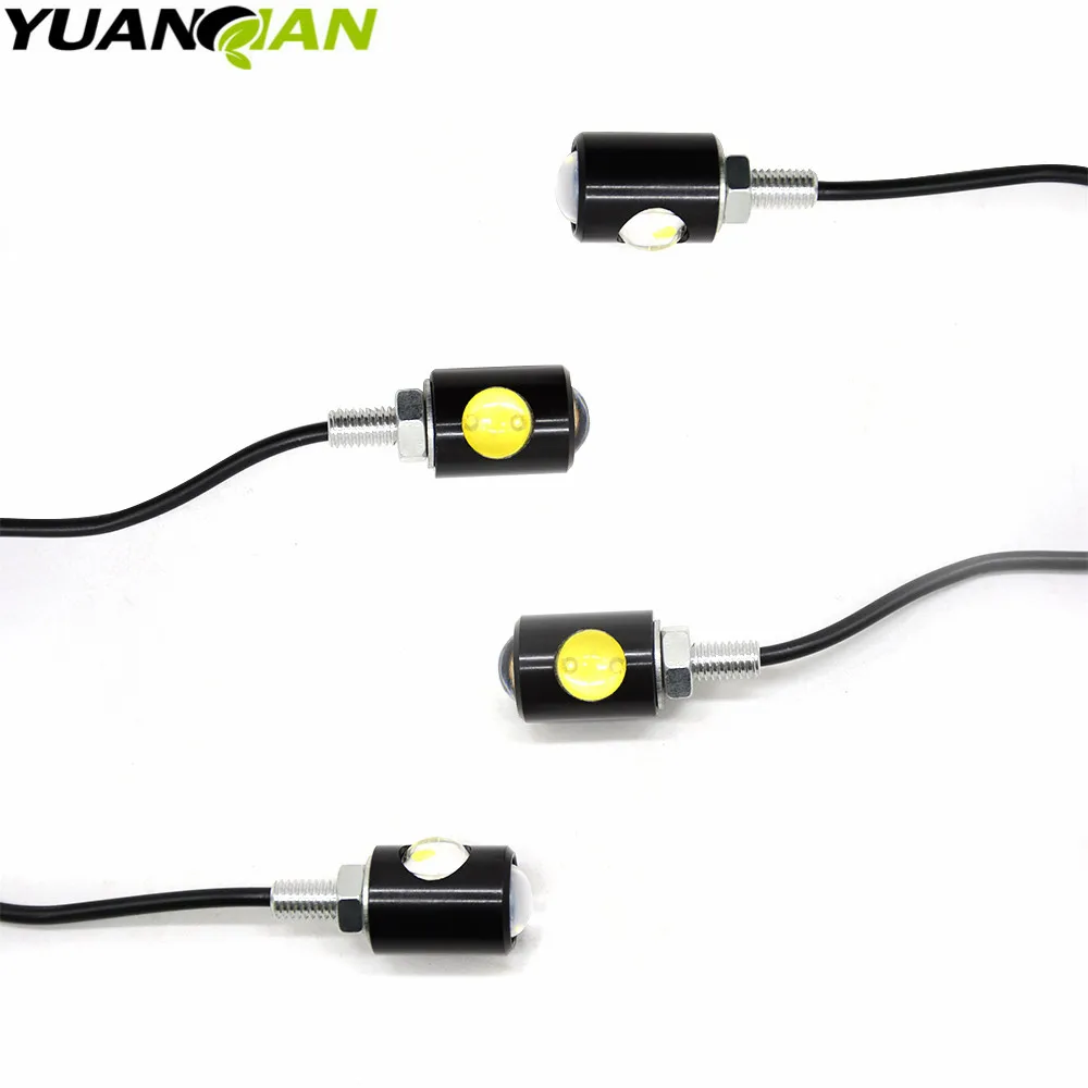 1 пара светодиодный Универсальный мотоциклетный сигнал световой указатель