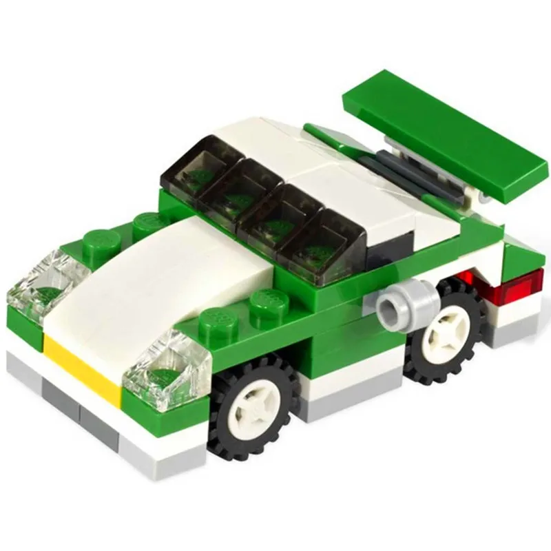 DECOOL Mini 3 в 1 Набор строительных блоков Speeder Детские модели детские игрушки