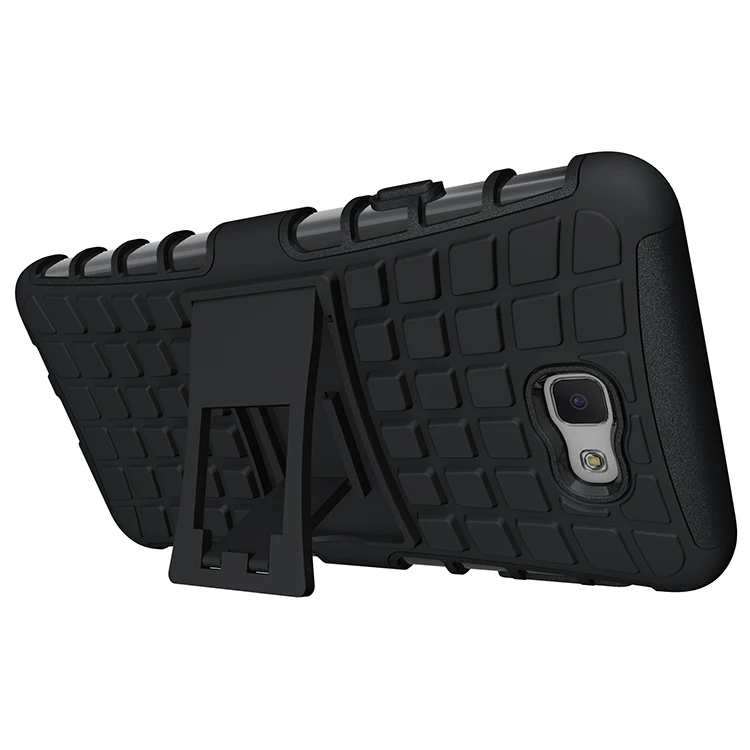 Прочный паук ТПУ + Пластик Гибридный Heavy Duty Панцири Стенд Футляр для Samsung Galaxy J5 Prime &