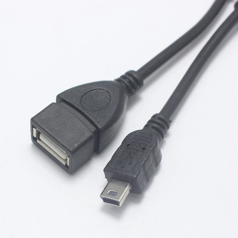 EClyxun 10 шт. USB 2 0 гнездо для мини Разъем конвертер OTG Кабель-адаптер смартфона