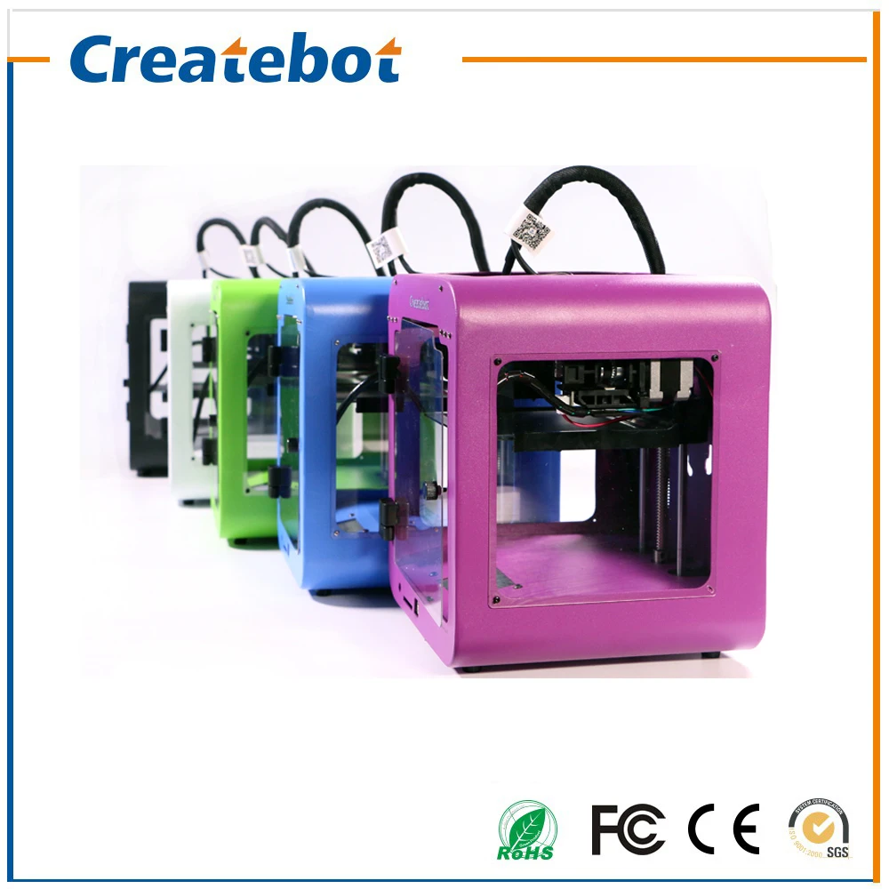 2016 Последние 3D принтеры createbot один экструдера машина Размеры только 188*188*230 мм Best