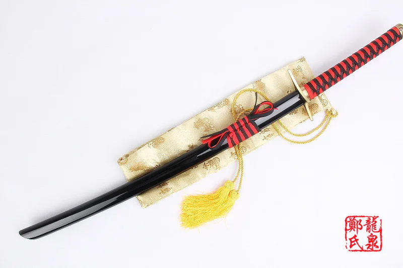 Free Shipping 41&quot Samurai Rojuro Otoribashi Replica Sword Katana Decorative Anime Bleach Cosplay Props Real Steel No Sharp Blade | Дом и