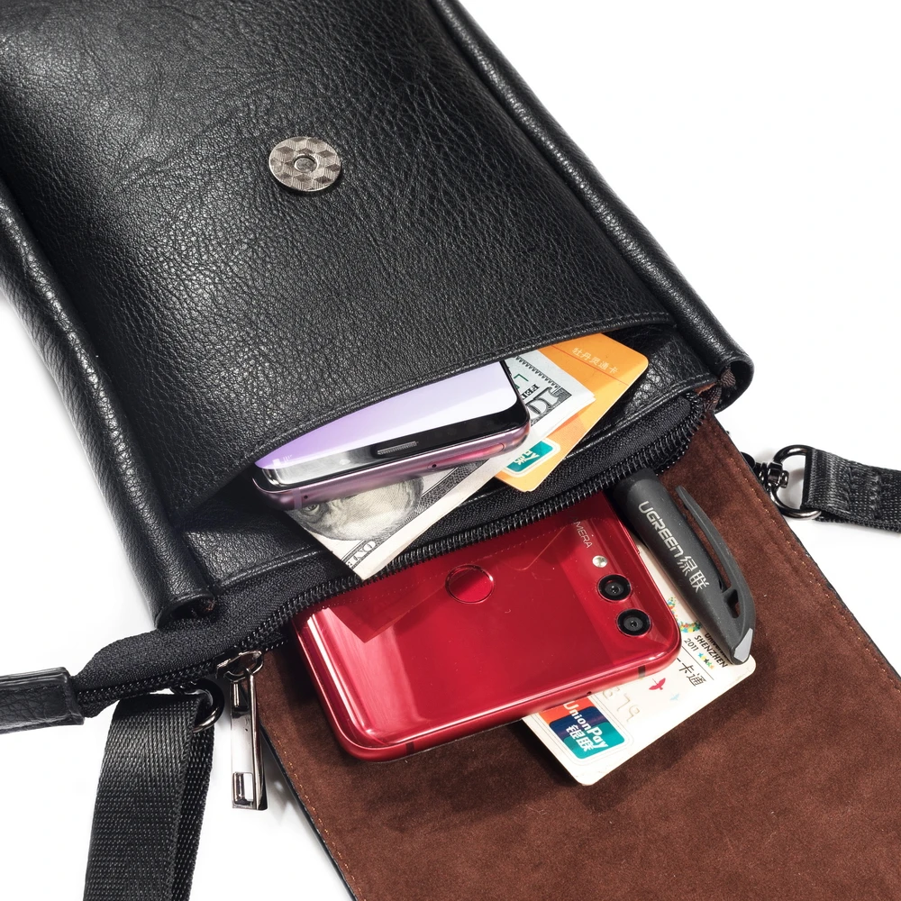Multifunction Wallet Purse Shoulder Strap Pouch phone cover for iphone samsung huawei xiaomi Holster Case Zip Casual | Мобильные
