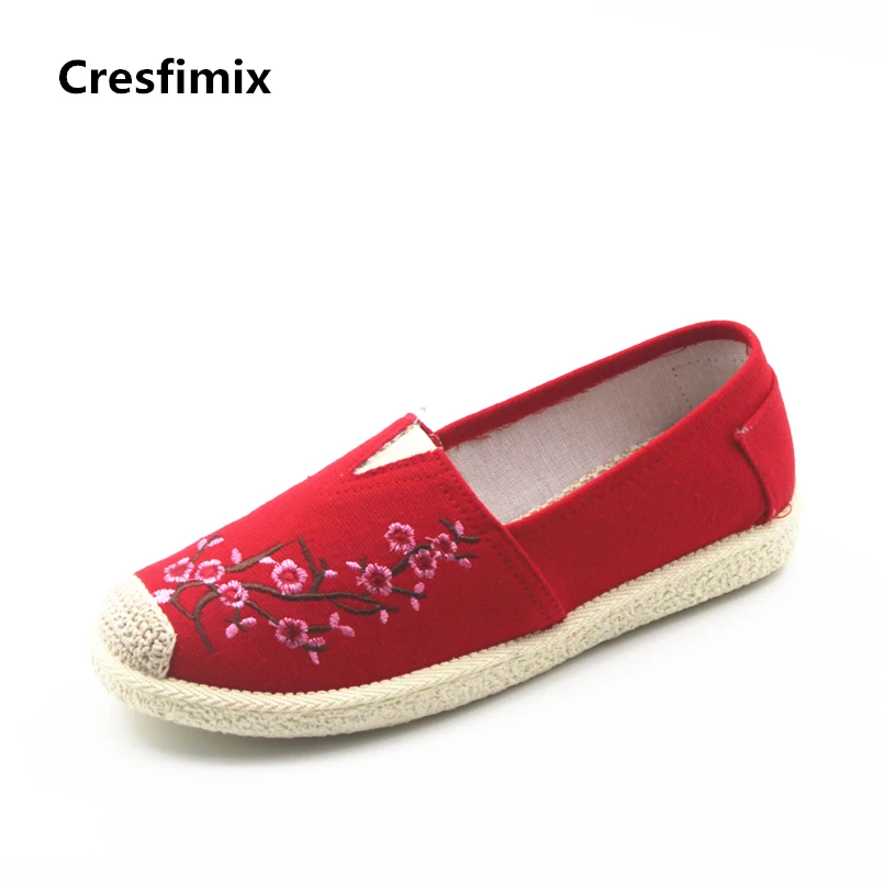 Cresfimix sapatos femininos Женская Повседневная танцевальная обувь на плоской подошве весну