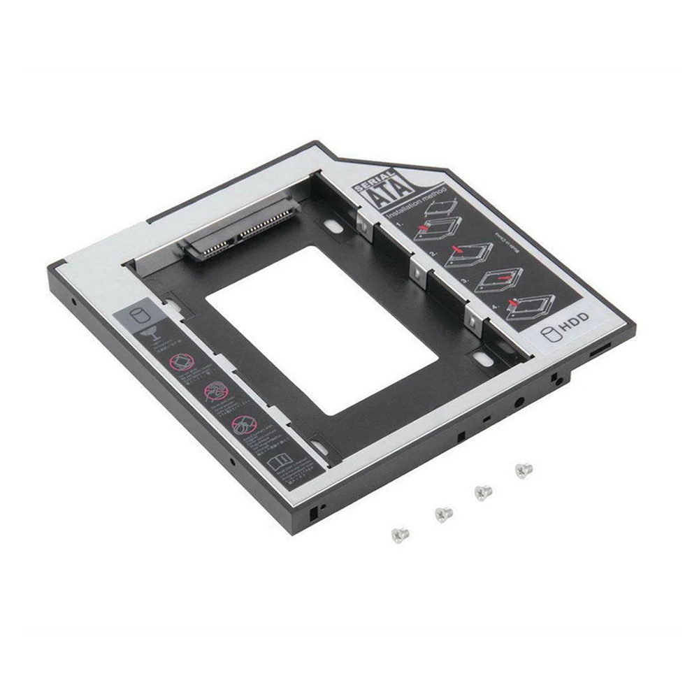 Универсальный SATA 2nd HDD SSD жесткий диск Caddy 9 5 мм для CD/DVD-ROM Оптический отсек Лидер