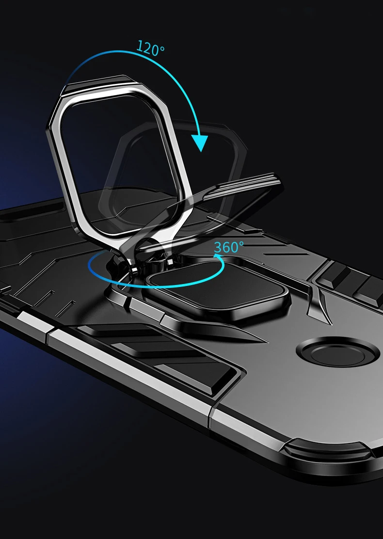 Xiaomi Redmi 7 чехол противоударный армированный резиновый силиконовый Жесткий PC чехол для телефона для Xiaomi Redmi 7 задняя крышка для Xiaomi Redmi 7 Fundas