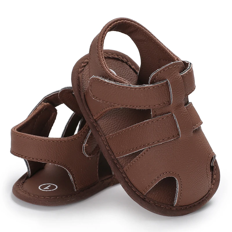 Baby Sandals UK Toddler Newborn Unisex Boy Girl Soft Sole Shoes Leather Sandles Prewalker High Quality Hot Selling | Мать и ребенок