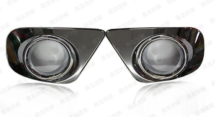Car Styling Stickers ABS Plastic Chromed Front Fog Light Lamp Cover Trim For Dodge Journey/Jcuv 2009-2014 | Автомобили и