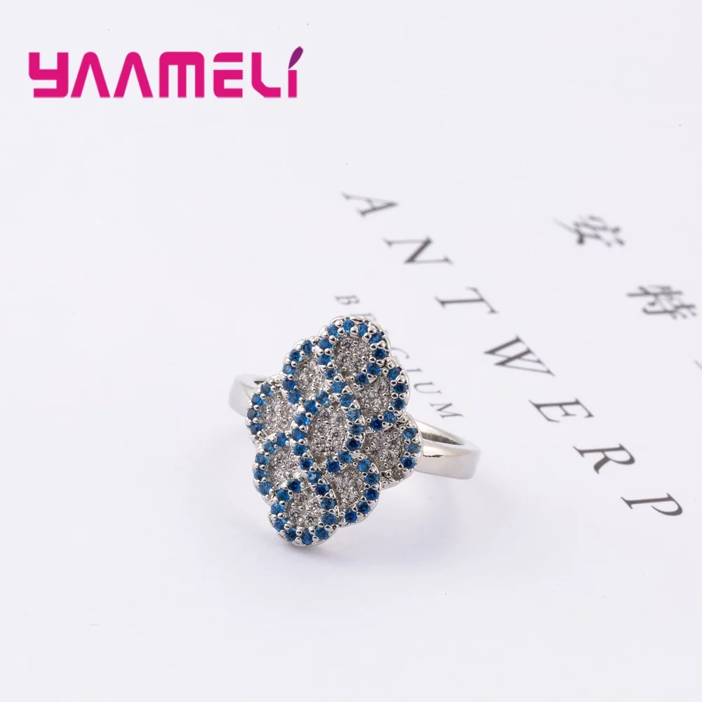 Top Quality Women Ring 925 Sterling Silver Accessories Pave Small Crystal Stone Beautifully Wedding For Ladies | Украшения и