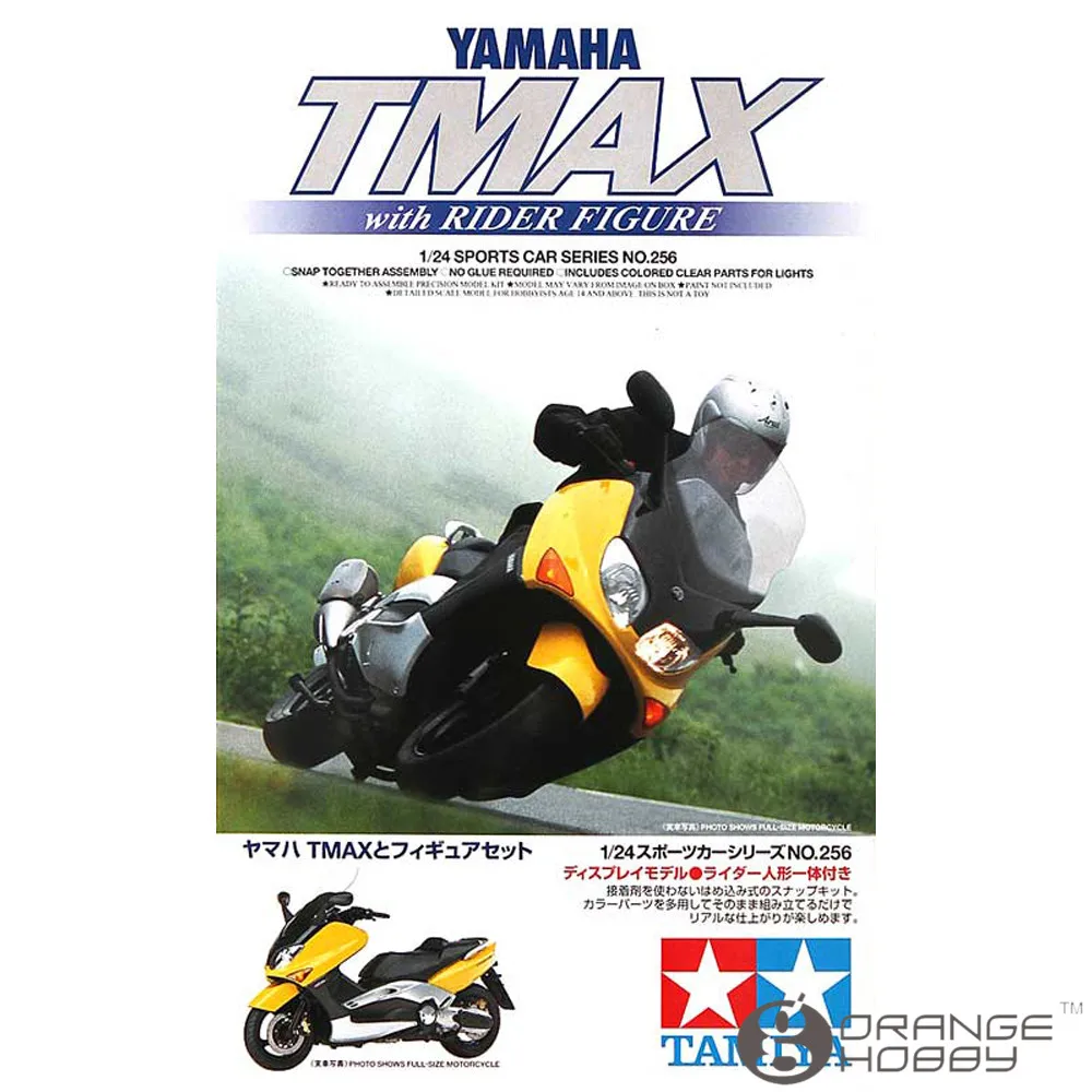 OHS Tamiya по супер скидке 24256 1/24 TMAX w/Rider фигурка в масштабе сборки модель мотоцикла