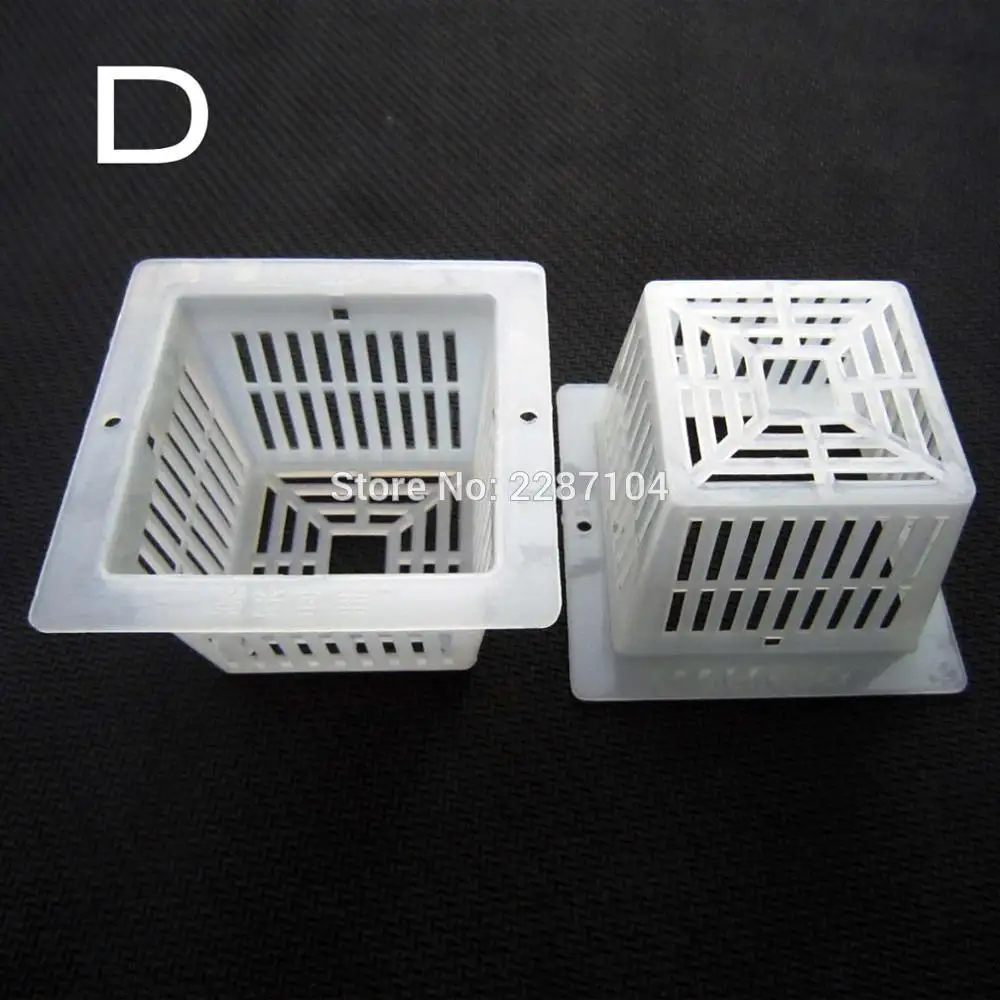 10 шт. белая сетчатая корзина с чашками гидропонная аэропонная система для