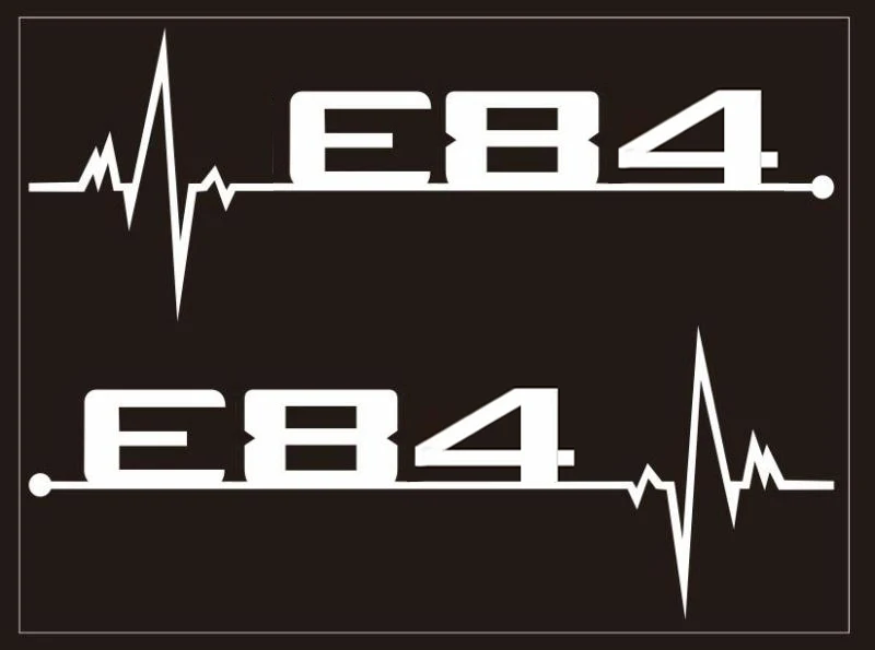 2 шт./лот M входной мощности E53 E70 E71 E87 E83 E84 логотип окна автомобиля стикер для BMW