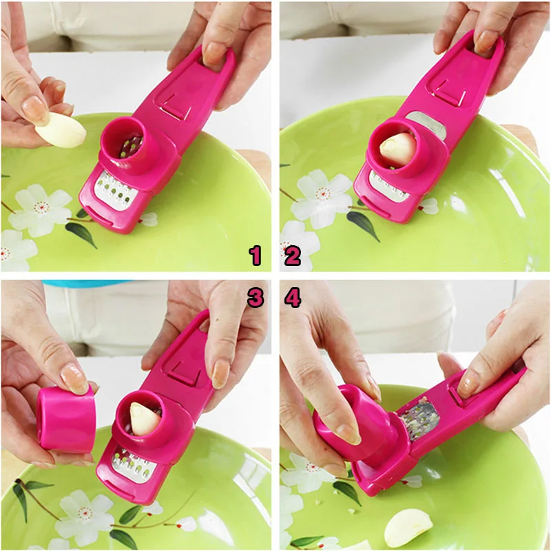 Ginger Garlic Press Grinding Grater Crusher Kitchen Tools Accessories Mini Vegetable Chopper | Дом и сад