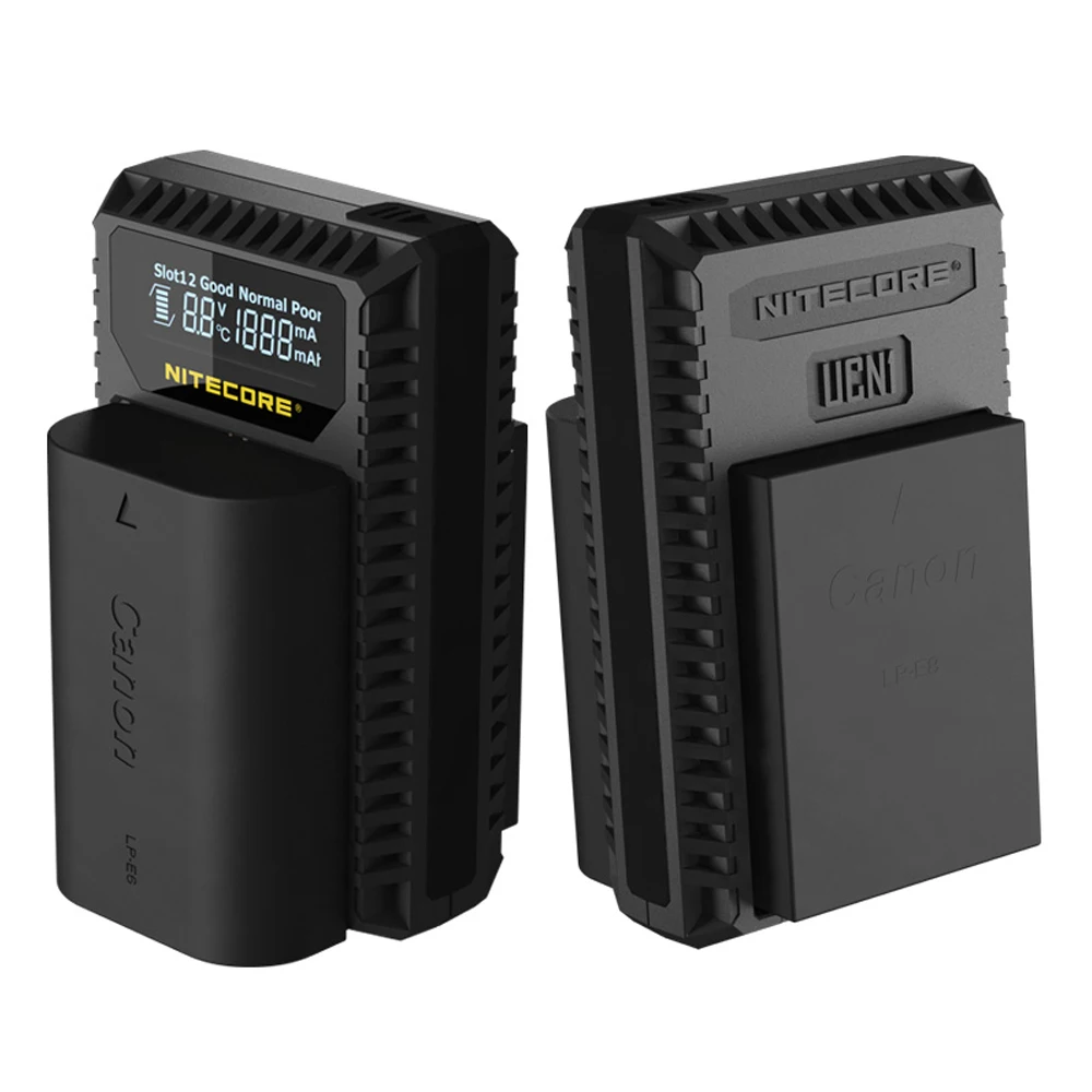 Nitecore UCN1 USB двойной слот для путешествий Зарядное устройство цифровой