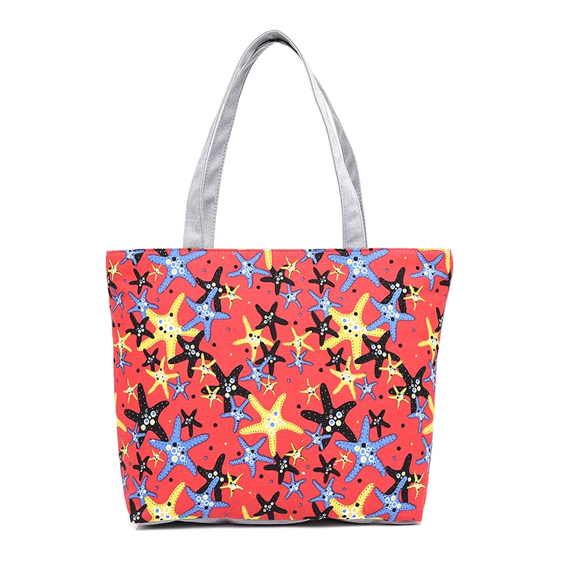 Милая Холщовая Сумка Starfish опрятная школьная сумка для девочек женские сумки
