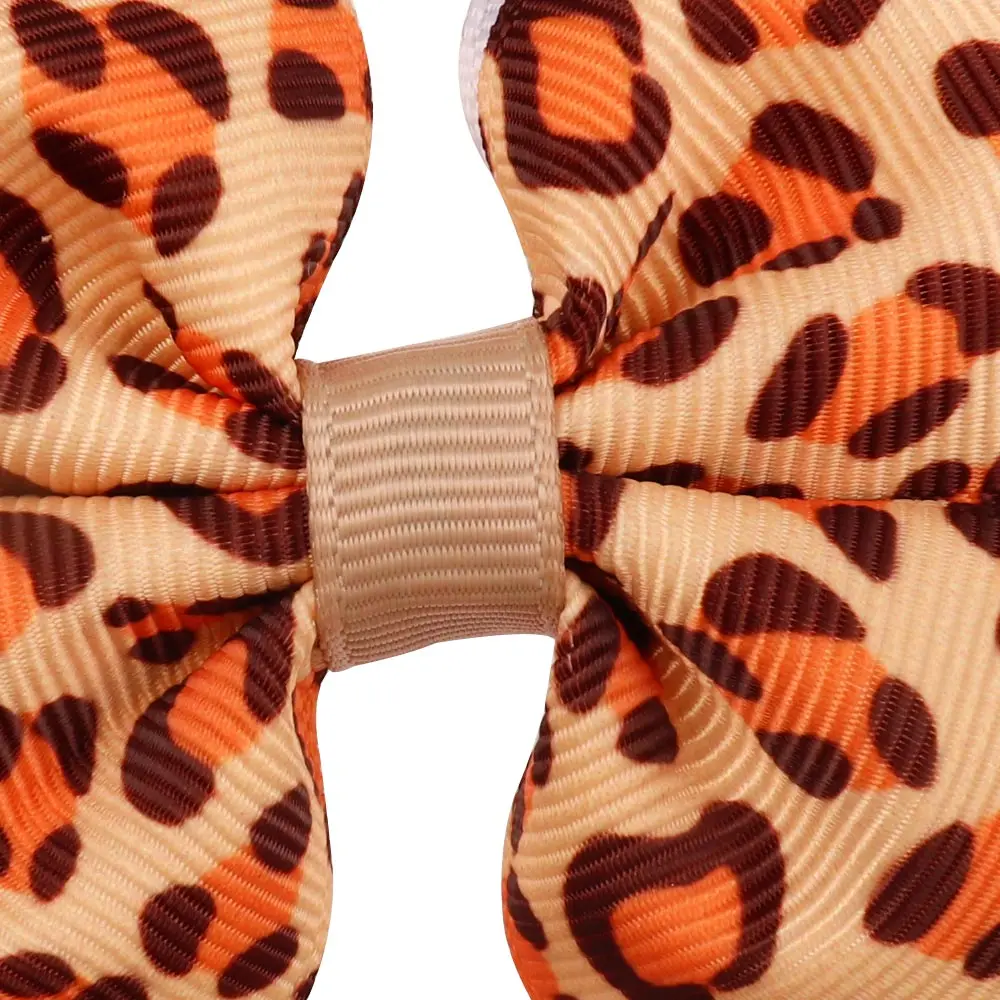 2 шт./лот Leopard повязка для головы с принтом радуги обруч с лентой для девочек ручной работы Детские аксессуары для волос