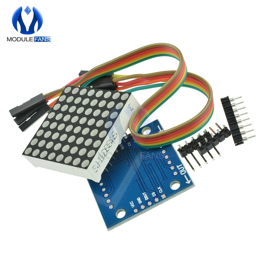 DC 5V MAX7219 8*8 8x8 точечная матрица модуль драйвера вывода катода MCU плата управления