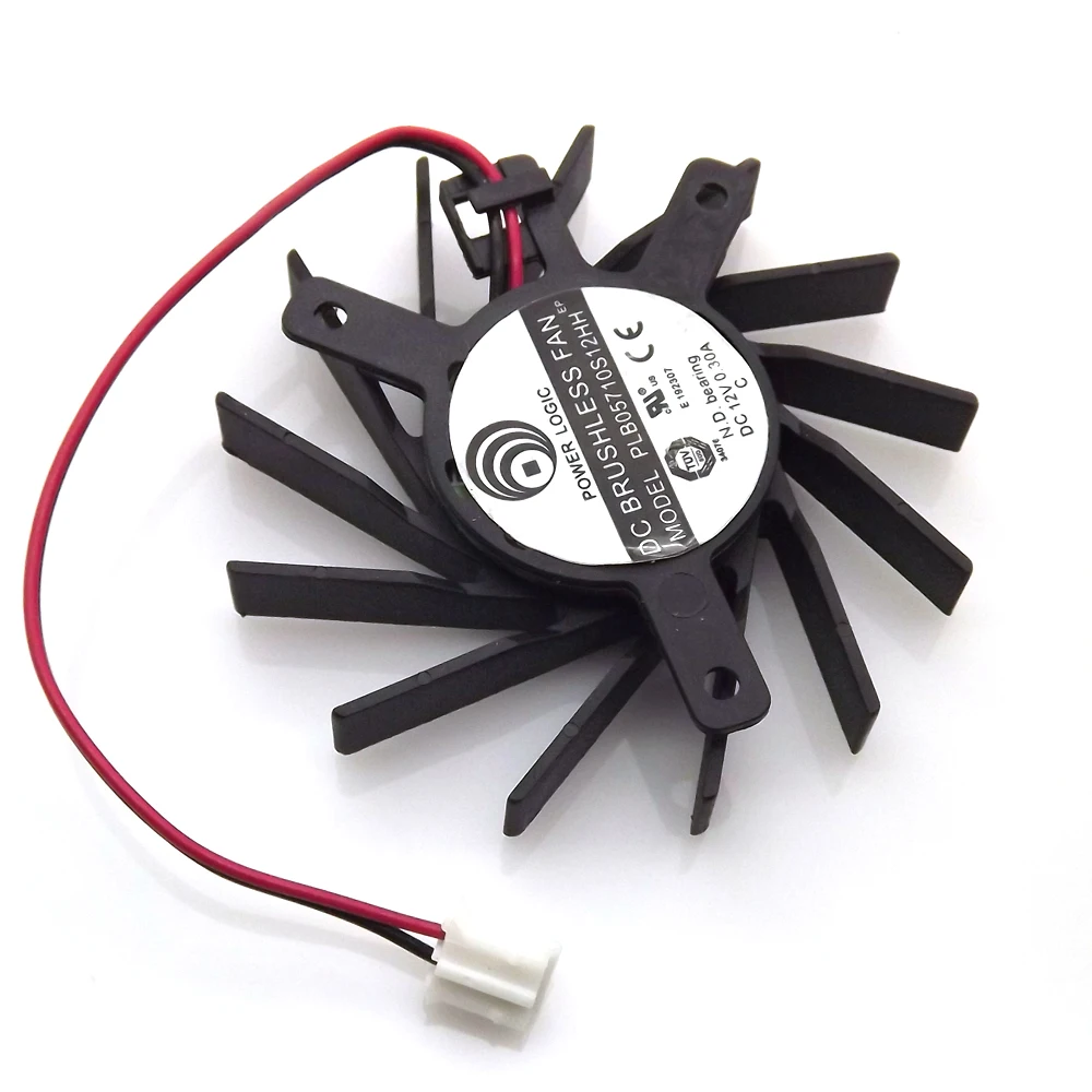 PLB05710S12HH 49mm 5010 Graphics Card Cooling Fan 27mm x 35mm 12V 0.30A 2Wire | Компьютеры и офис