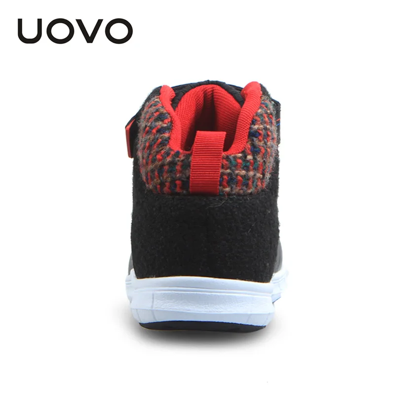 UOVO autumn winter 2016 children shoes for a boy sneakers mid-cut boys casual fashion big sports |