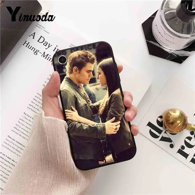 

Yinuoda the Vampire Diaries Pattern TPU Soft Phone Case for iPhone 8 7 6 6S Plus X XS MAX 5 5S SE XR 10 11 11pro 11promax Cases