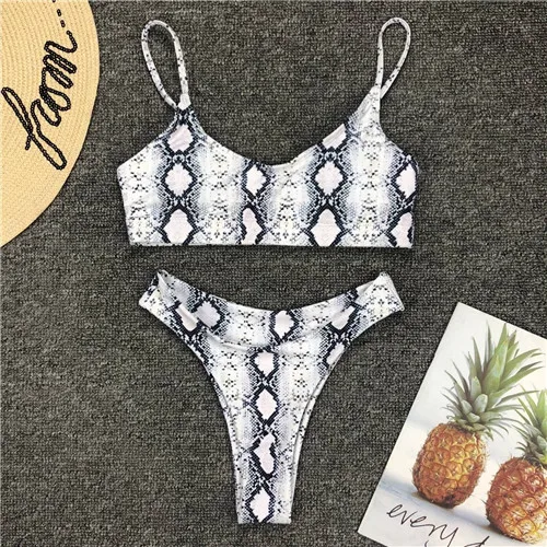 98104 Бикини, женский купальник, Желтый леопардовый принт, Maillot De Bain Femme, купальный костюм, женское бикини, пуш-ап - Цвет: 98104