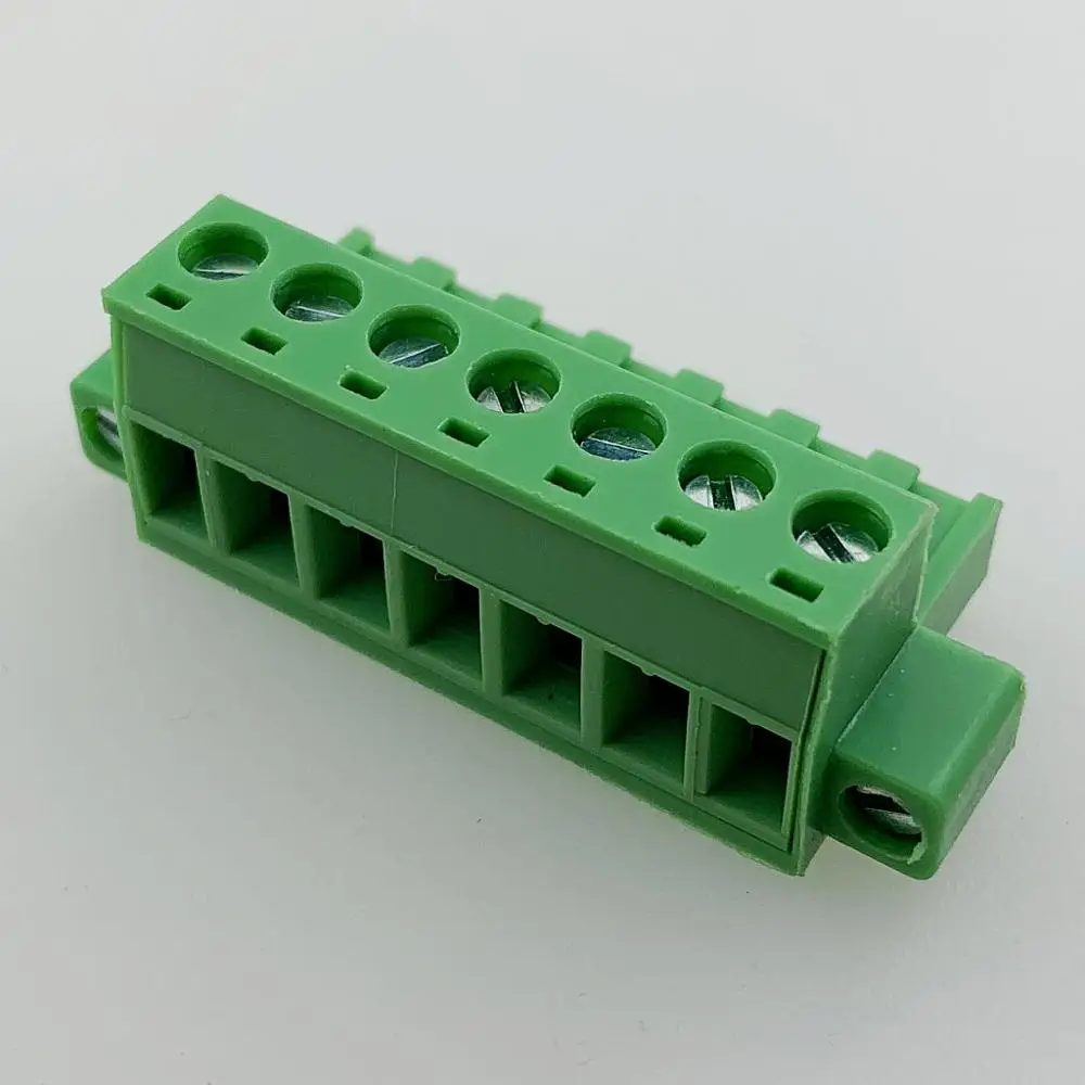 KF2EDGKM-5.0-7P женский 2EDGKM 5 0 мм 7PIN с фланцем PCB разъем вставные клеммные блоки MSTB 2