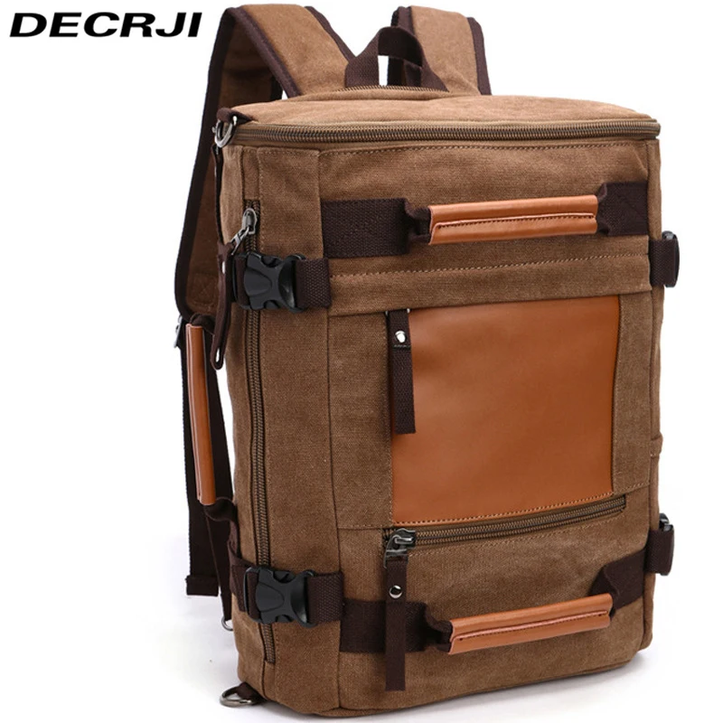 Рюкзак DECRJI мужской вместительный многофункциональный|Мужские рюкзаки| |