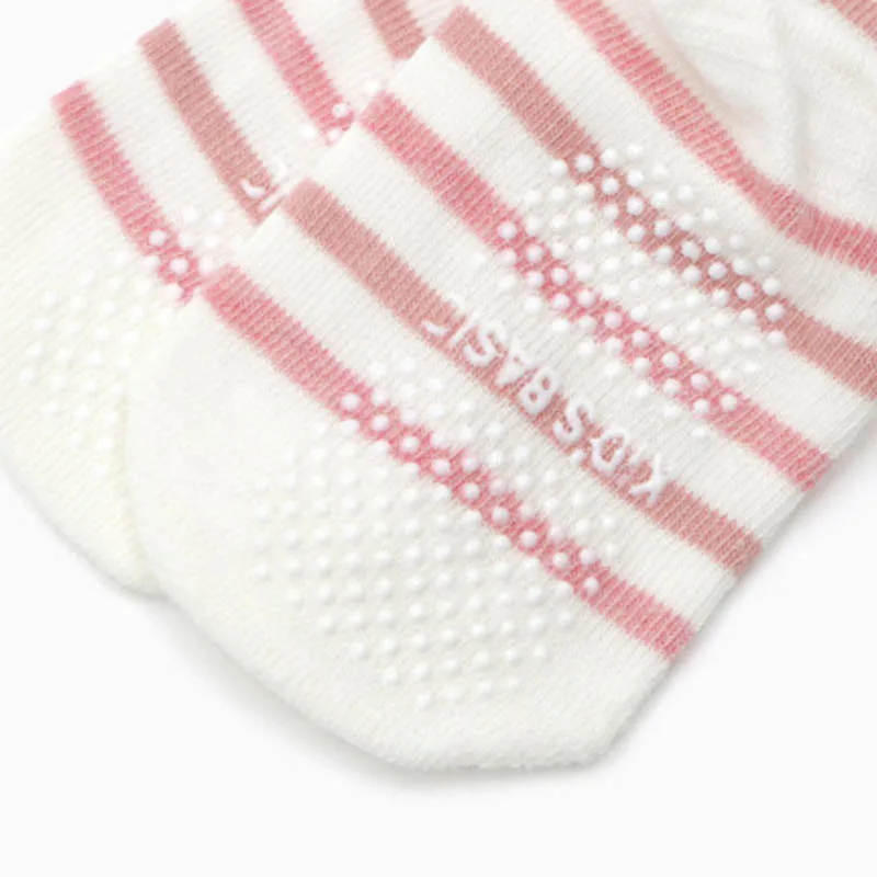 6 Pairs/Pack 2019 New Cartoon Children's Socks Cotton Stripe Anti-skid for Babies Aged 1-3 Non Slip Kids Baby | Детская одежда и