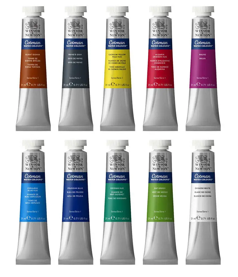 Winsor & Newton Cotman акварельная краска трубка 21 мл 40 цветов|winsor newton cotman|paint tubewatercolour paint |