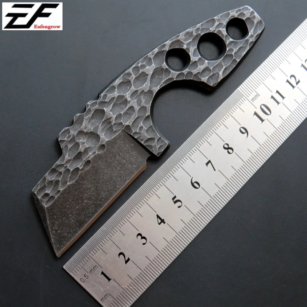 Прямой нож Eafengrow C1103 лезвие для мытья поверхности камня + Стальной Охотничий D2