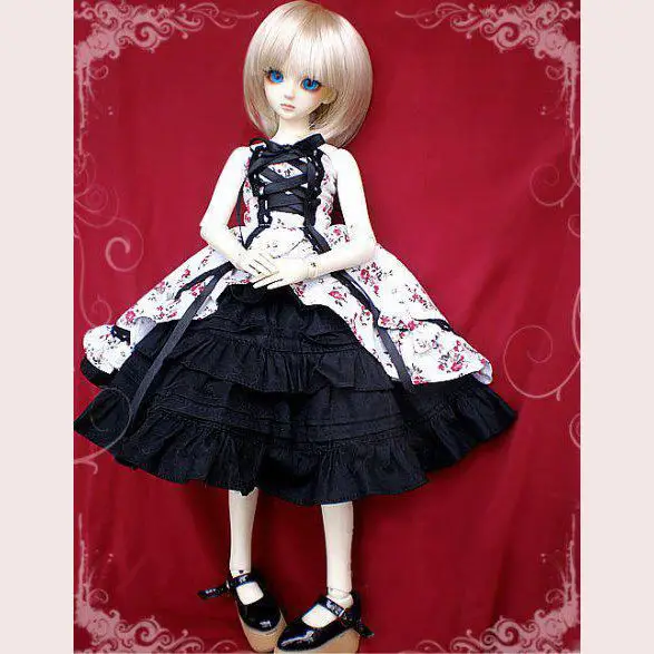 [Wamami] 147# красный цветок Грация платье/наряд 1/4 MSD 1/3 SD AOD Luts BJD Dollfie