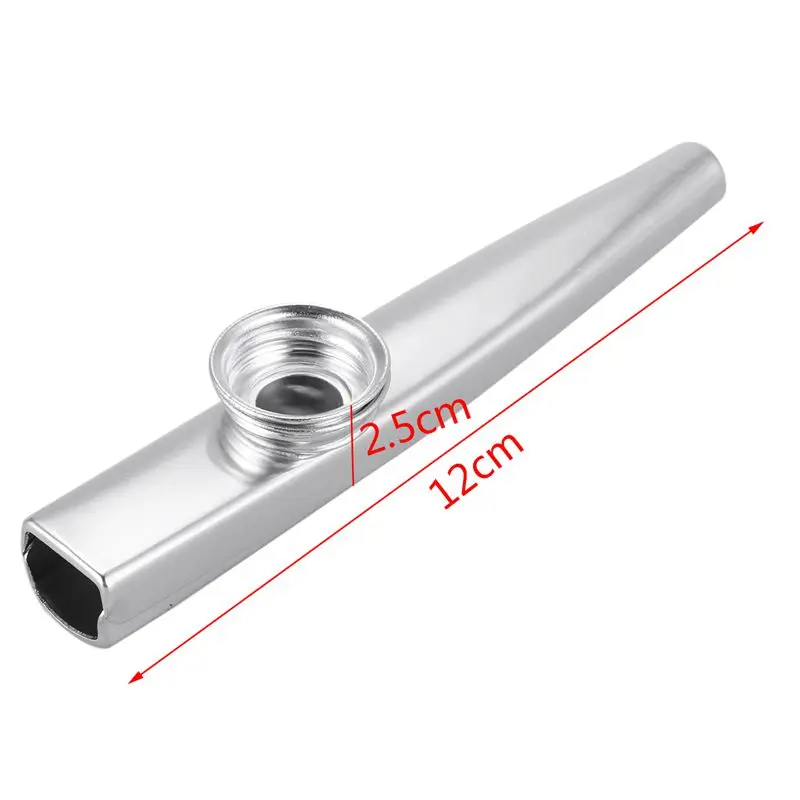 Новый Серебряный алюминиевый сплав Kazoo|Бамбуковая флейта| |