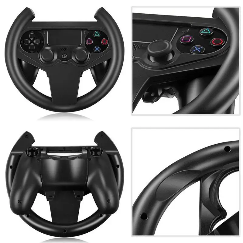 for PS4 Gaming Racing Steering Wheel For Car Driving Controller Playstation 4 Accessories | Электроника
