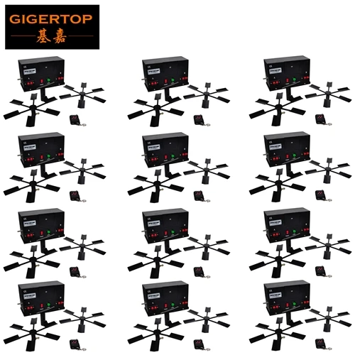 12 Gigertop TP-T100 с двойным крылом фонтанный фейерверк система стрельбы № 5 батарея питания вращающаяся машина фейерверков двойное крыло - Цвет: 12