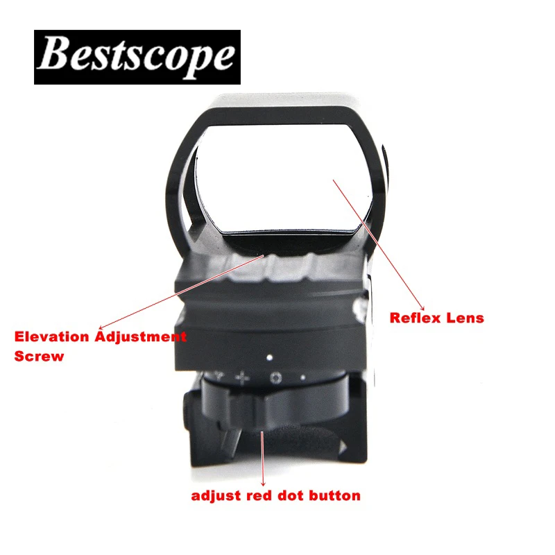 Прицел Red Dot 1x23x34 компактный рефлекс красный зеленый прицел 4 для страйкбола охоты