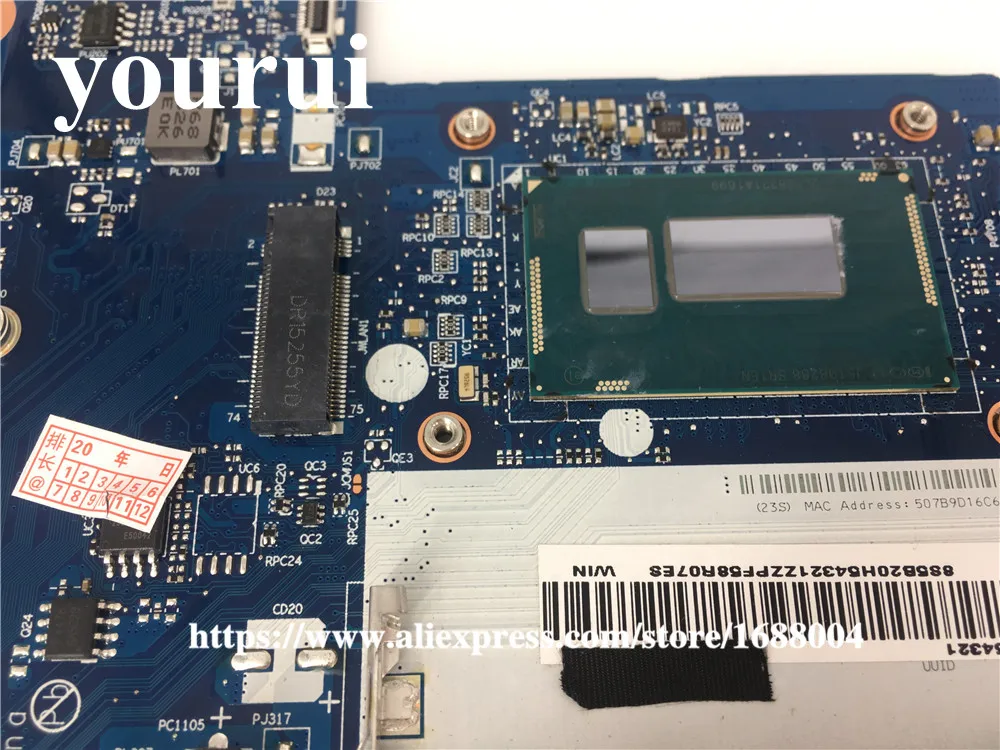 Для Lenovo G50-80 Материнская плата ноутбука 5B20H5432 ACLU3/ACLU4 NM-A362 CPU DDR3 | Компьютеры и офис