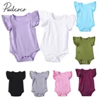 Комбинезон для новорожденных, без рукавов, с оборками, 2018