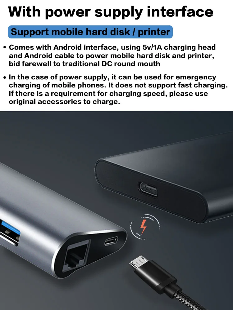 Usb-хаб USB C type c к Gigabit Lan Мульти USB 3,0 RJ45 адаптер для MacBook Pro samsung Galaxy S9 S10 Thunderbolt 3