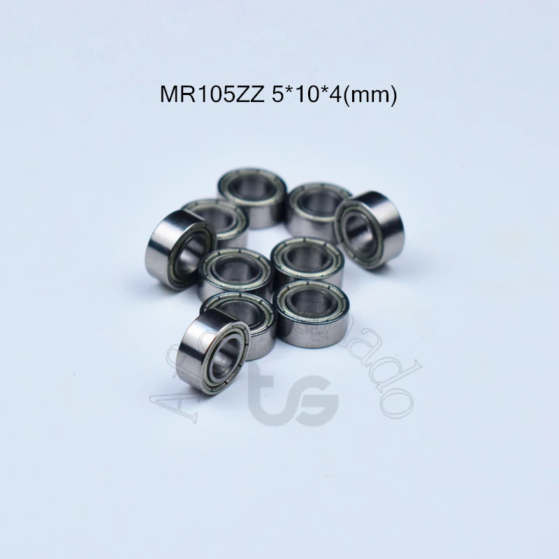 MR105ZZ 5*10*4 (мм) 10 шт. металлические подшипники герметичные Бесплатная доставка ABEC 5