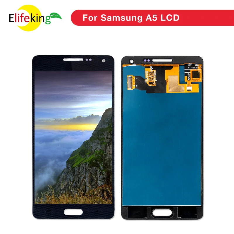 20 шт. черный ЖК дисплей экран Замена для Samsung Galaxy A5 2015 A500 A500H A500F A500M сенсорный в
