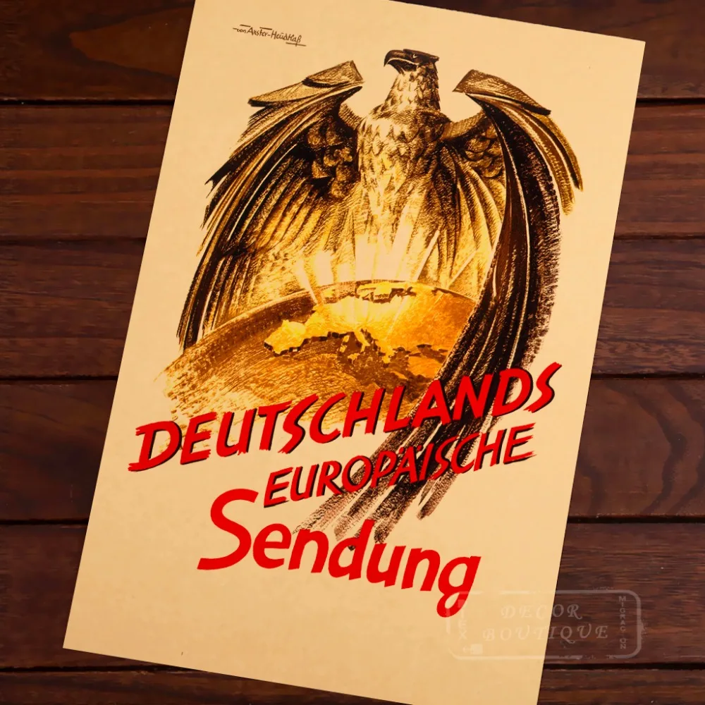 Орел бой советский коммунистический немецкий WW2 Винтажный Классический ретро