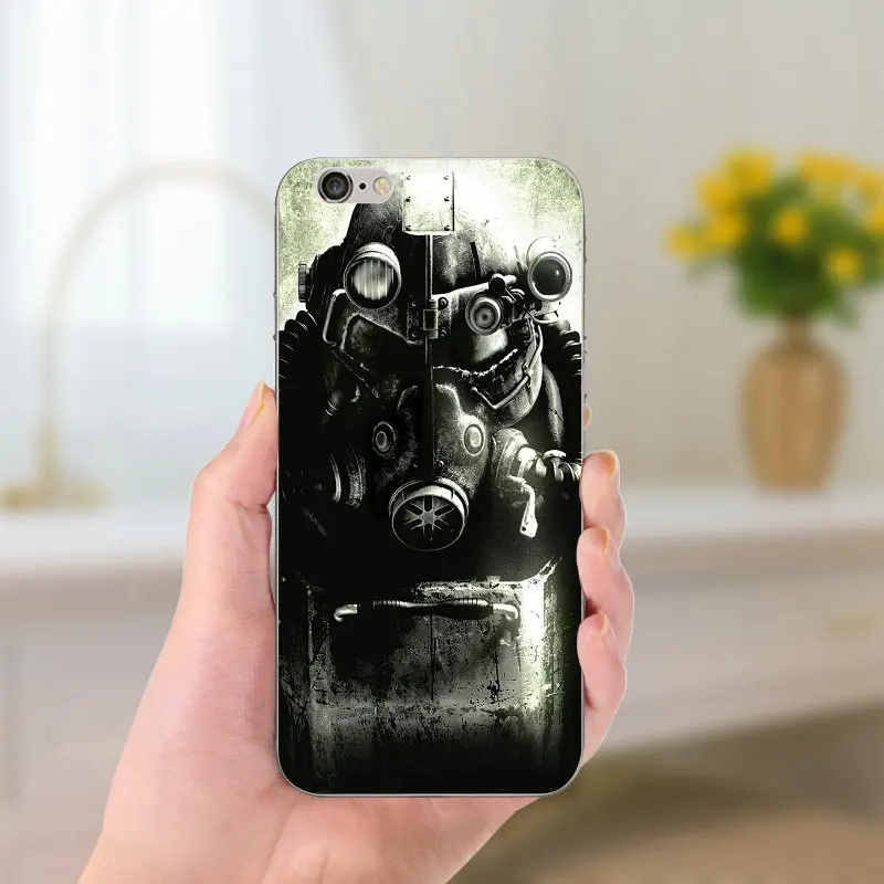 Мягкий Силиконовый ТПУ Fallout 4 видео игры телефонные чехлы для iPhone 8 7 6 s плюс X 5 5S SE 5C