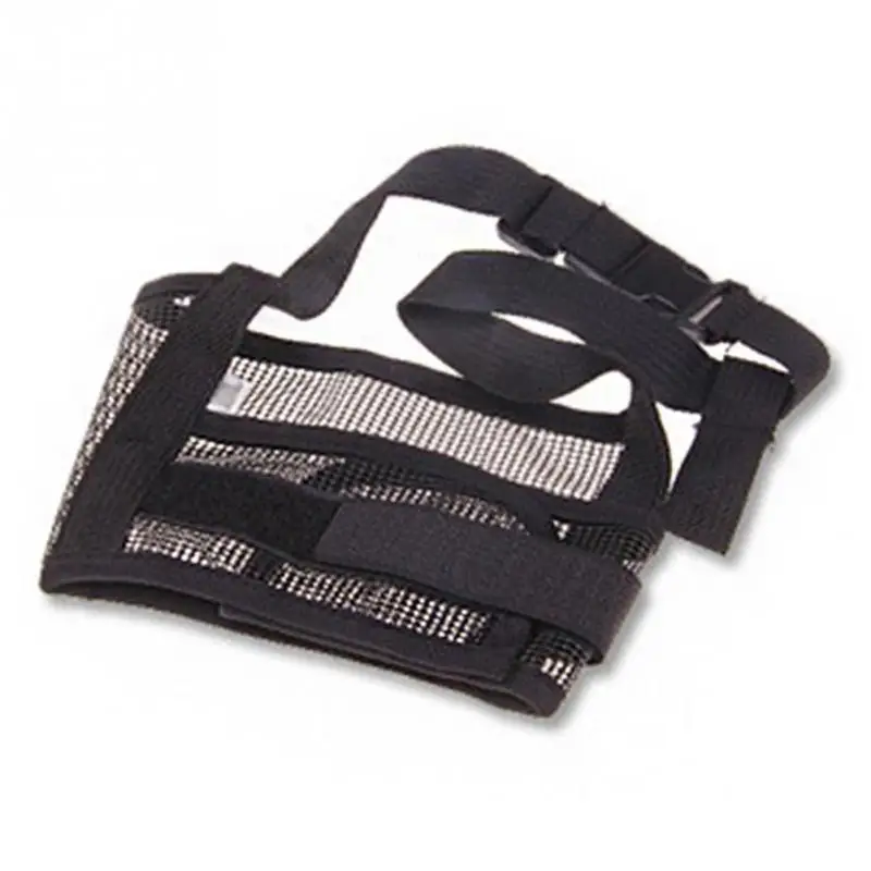 Черный чехол для рта собаки металлическая проволочная корзина нейлоновая