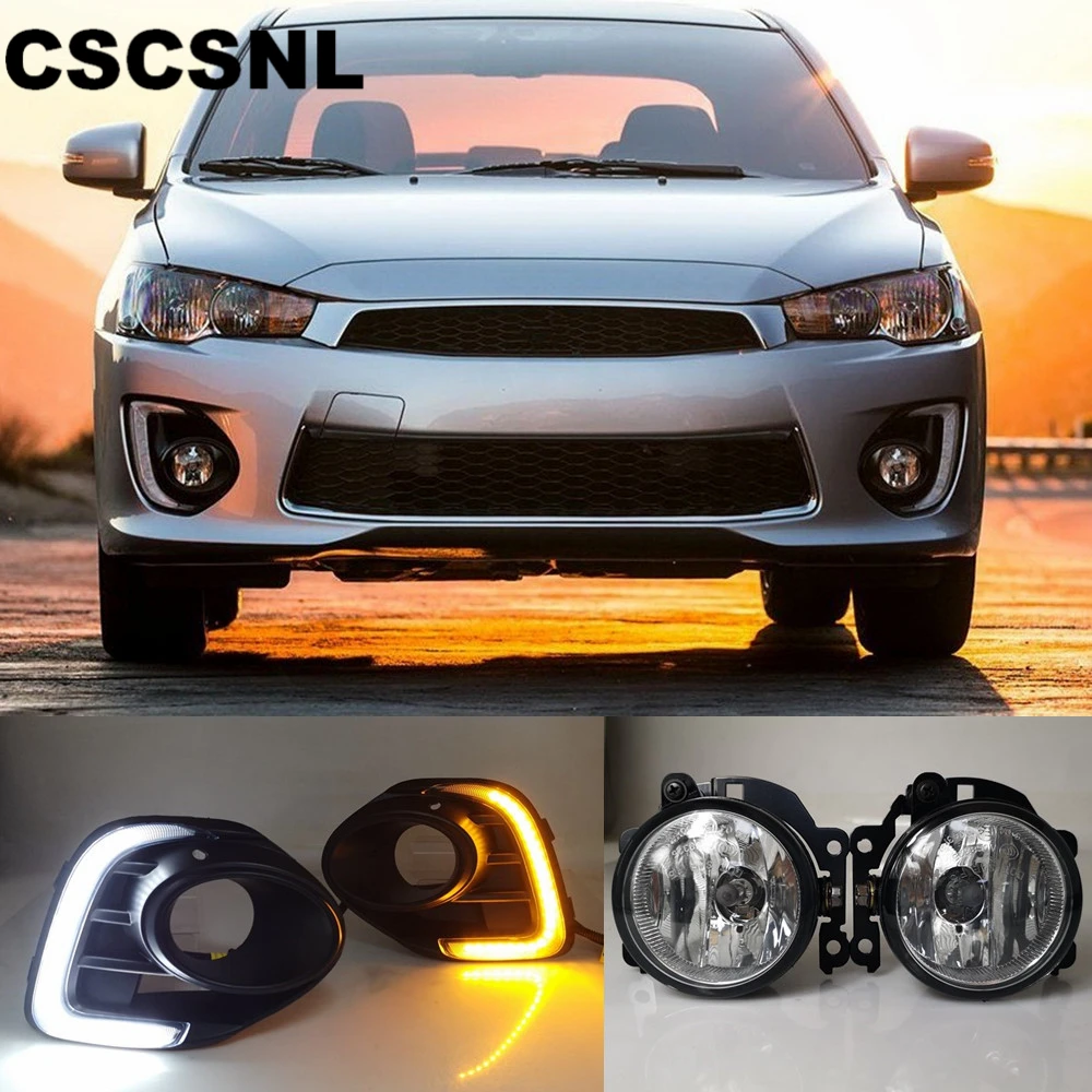 CSCSNL 1 пара светодиодных противотуманных фар для Mitsubishi Lancer 2016 2017 2018 2019 12 В