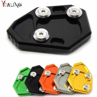 cnc motorcycle side kickstand stand extension plate side stand enlarger for bmw s1000r s1000 r 2010 20111 2012 2013 2014