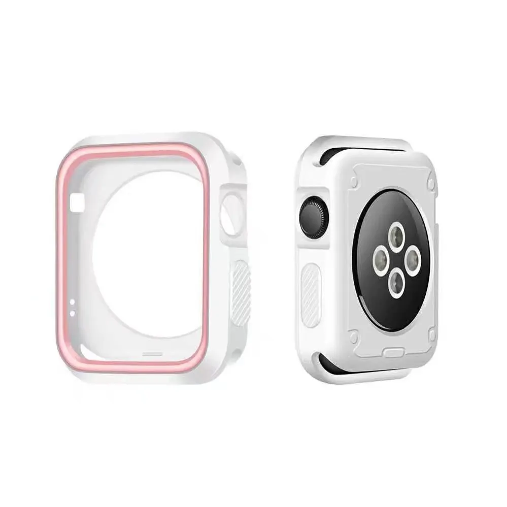 Силиконовый чехол с сопротивлением падению для Apple Watch 4 Case iWatch Series 1 2 3 4 Cover 44/40/42/38mm